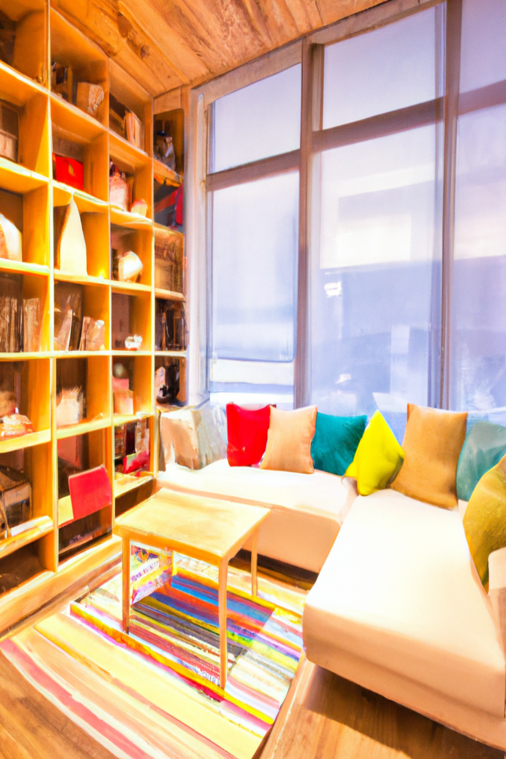 Colorful Apartment Living Rooms 1