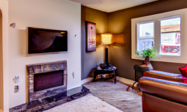 Maximizing Space: Creative Ideas For Decorating A Small Living Room With A Corner Fireplace