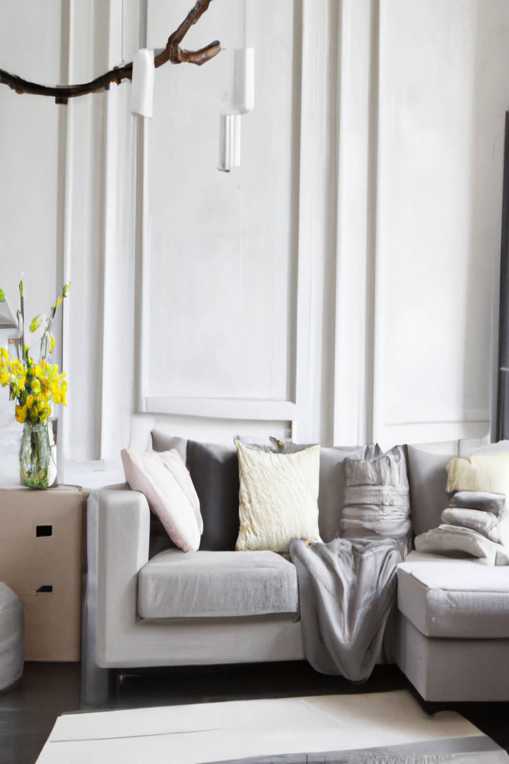 Stylish And Serene: Grey And Cream Living Room Inspiration For A Sophisticated Space