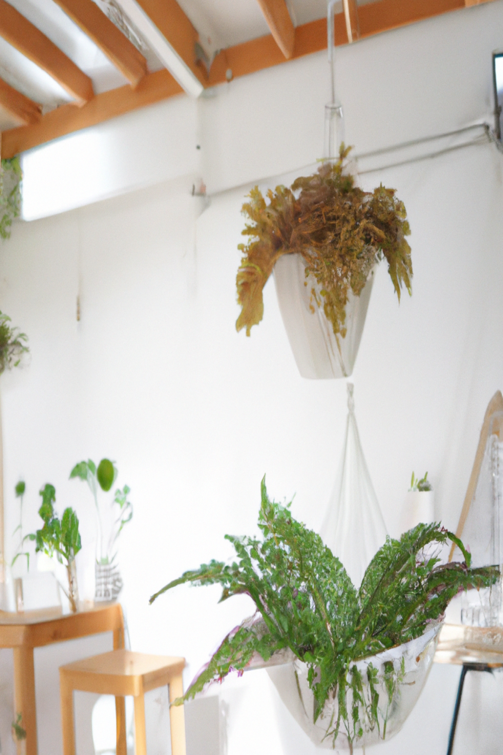 Hanging Plants In Living Room 1