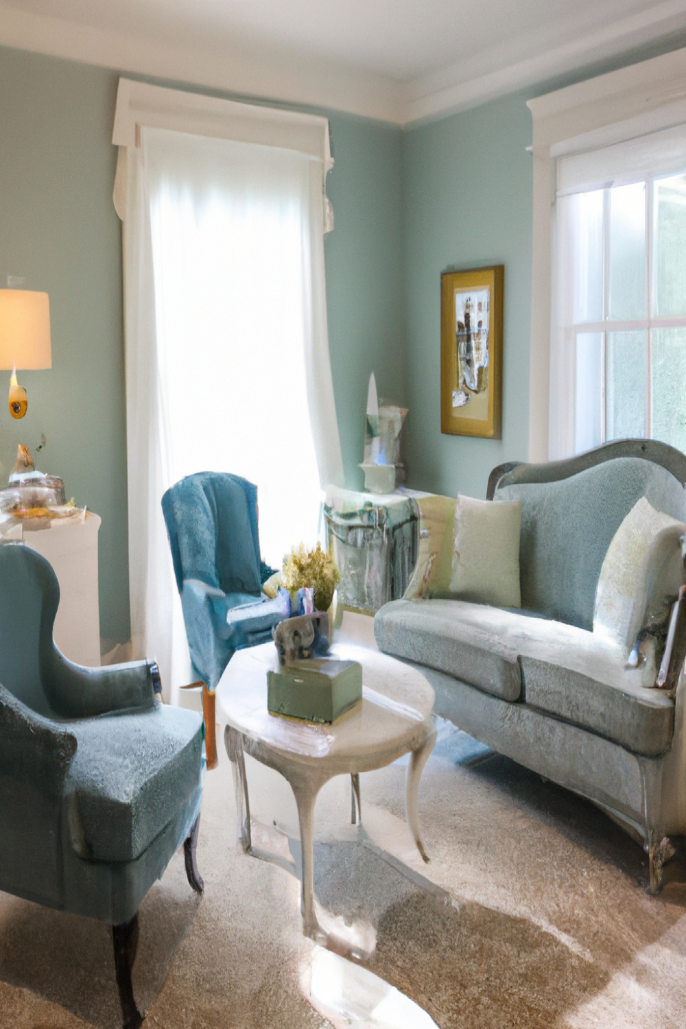 Laura Ashley Inspired Living Room 1