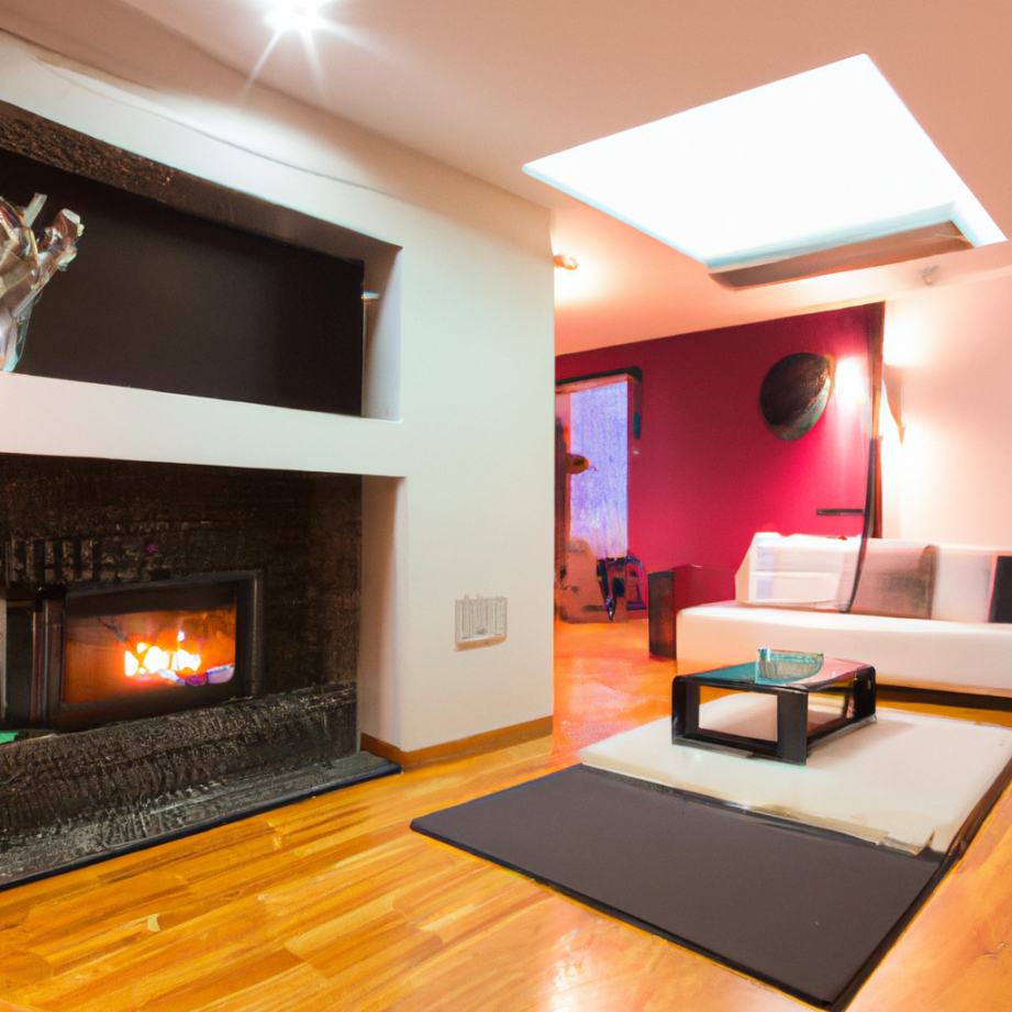 Modern Small Living Room With Fireplace 1