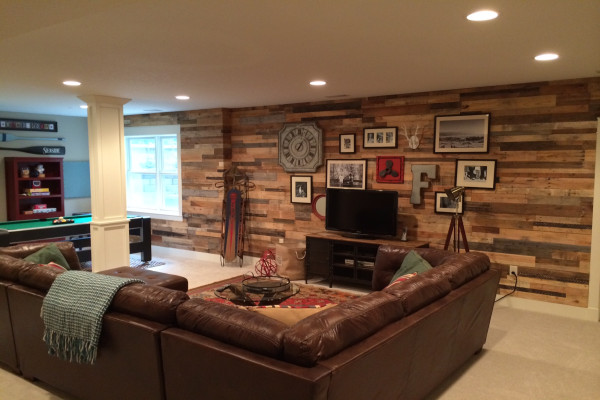 Pallet Wall Ideas Living Room