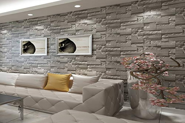 baporee Brick Stone Wallpaper D Stacking Modern Wallpaper Wall