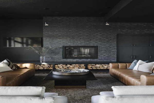 Black Living Room Ideas