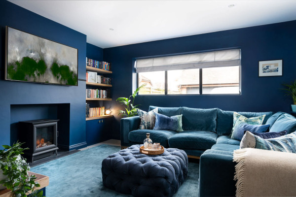 Beautiful Blue Living Room Ideas and Designs - March