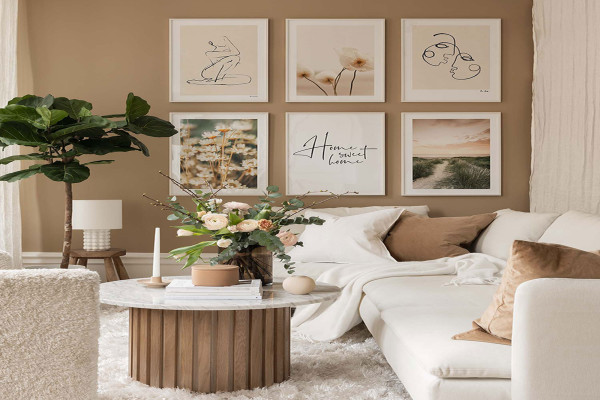 Beige Living Room Decor