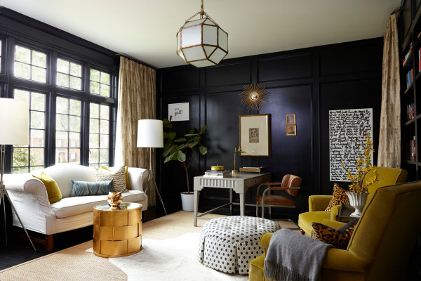 Black Living Room Ideas That Make a Moody Statement