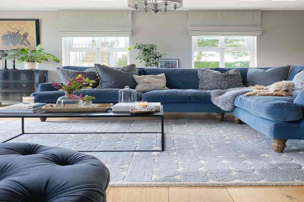 Blue and Gray Living Room Ideas