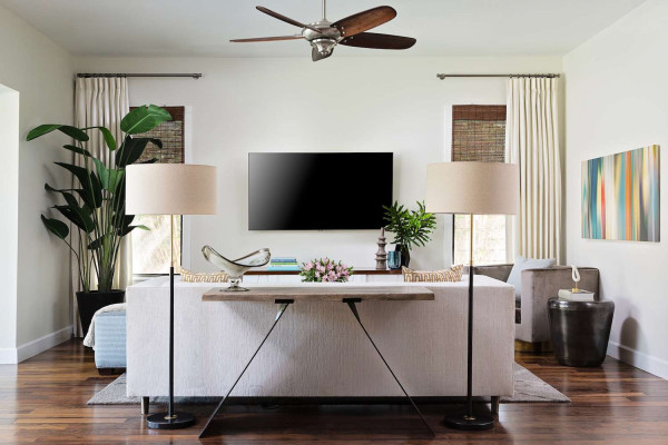 Clever Ways to Design Around an Awkward Living Room Layout