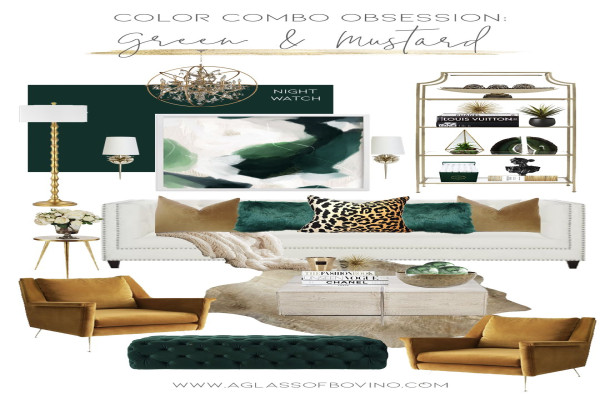 Color Combo Obsession: Designing With Green and Mustard Green