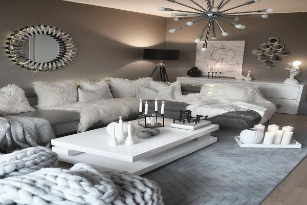 Grey And White Living Room Decor