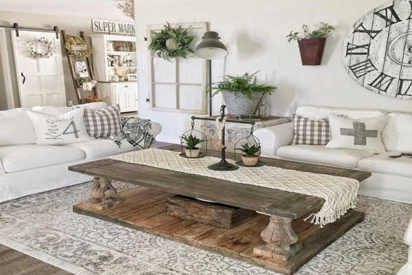 Cozy Rustic Living Room decor Ideas The Crafting Nook