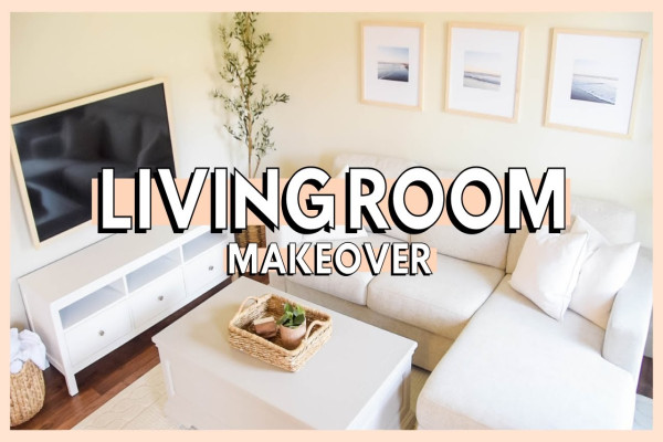 DIY LIVING ROOM MAKEOVER ON A BUDGET living room decorating ideas + living room makeover