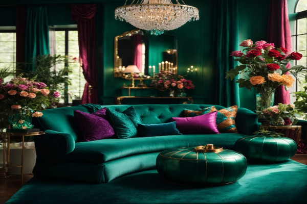 Emerald Green Accessories For Living Room