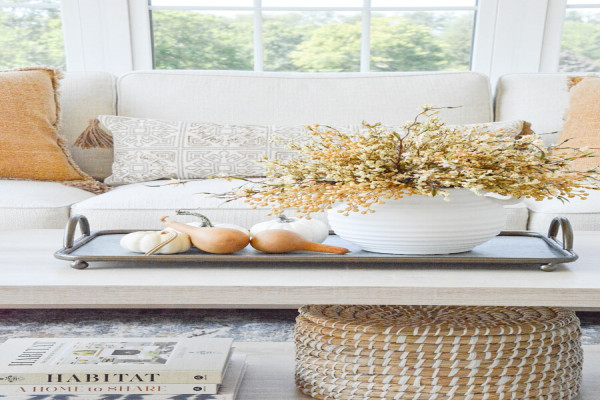 Fall Coffee Table Decor Ideas Using Items - StoneGable