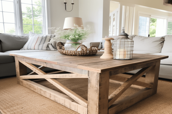 Rustic Coffee Table Decor