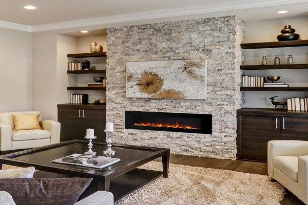 Living Room Fireplace Wall Ideas