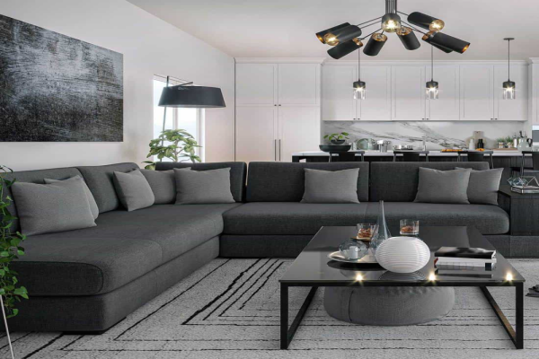 Grey And Black Sofa Living Room Ideas