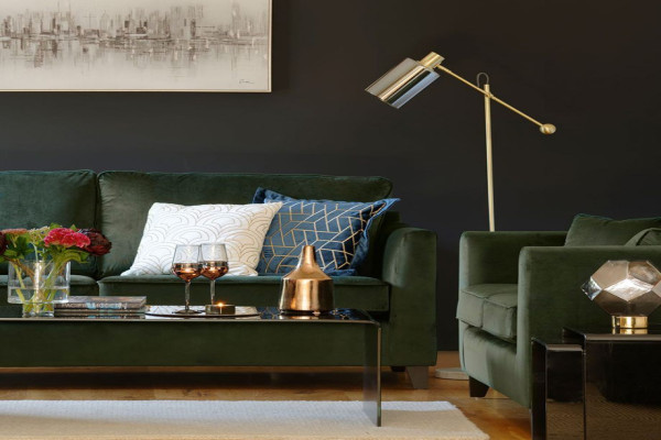 Dark Green Sofa Living Room Ideas