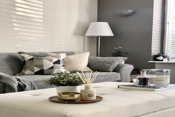 Grey and Cream Living Room Living room decor gray, Living room