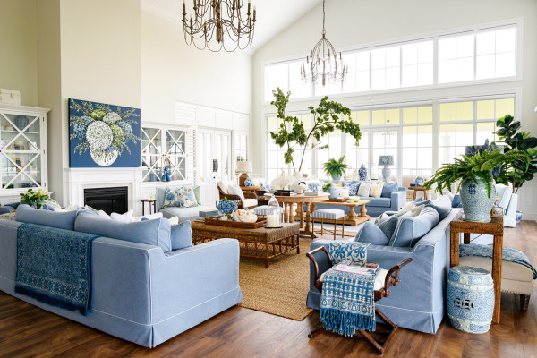 Hampton Style Living Room