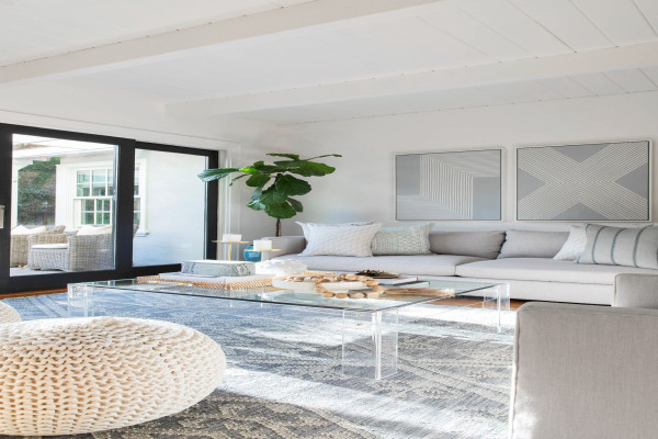 White Modern Living Room