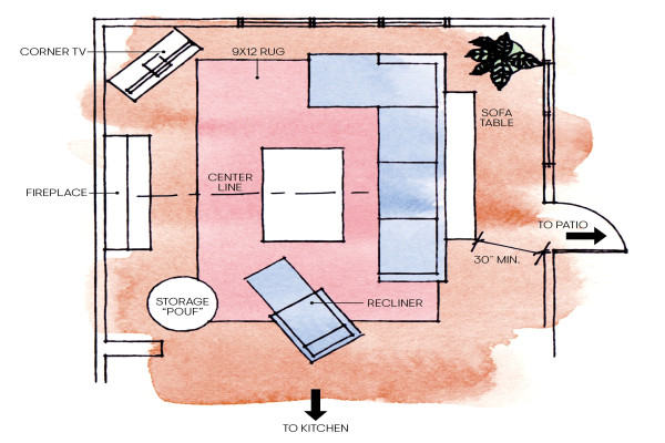 Design Living Room Layout