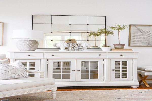 How To Decorate A Buffet, Sideboard, Console, or Other Flat