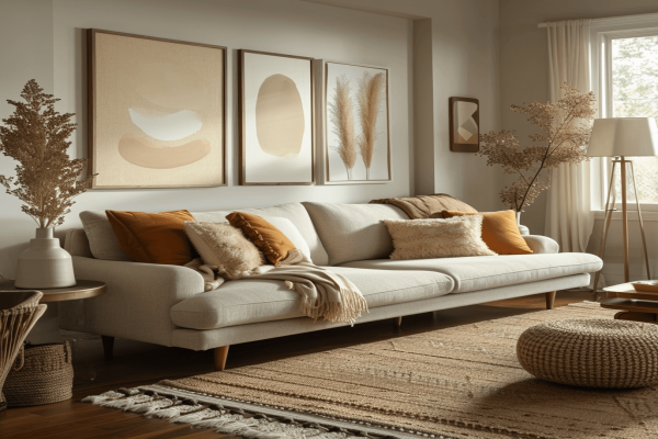 How to Decorate Around a Beige Couch ? Transform Your Space with