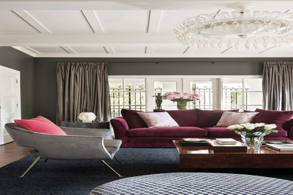 Burgundy Sofa Living Room Ideas