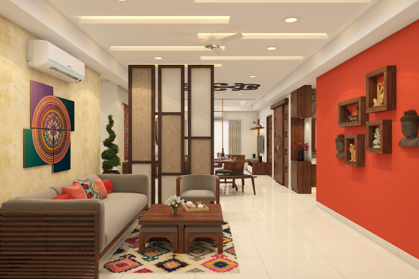 Living Room Partition Design