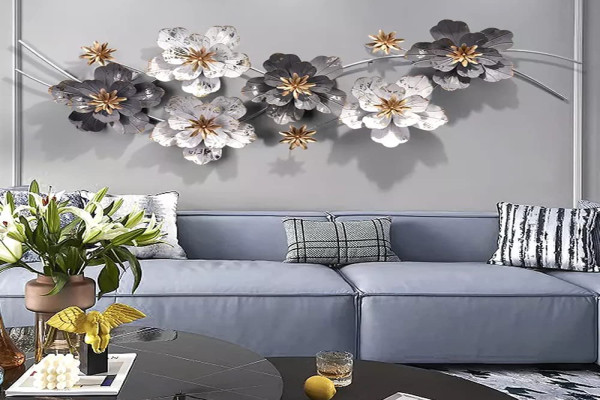 Light Extravagant Flowers for Living Room Wall Art - YF Decor