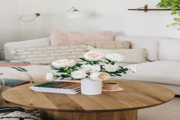 Living Room Flower Decor