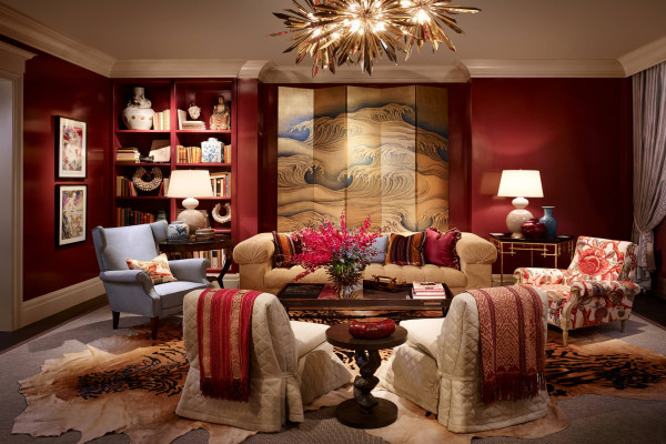 Red Living Room Decor