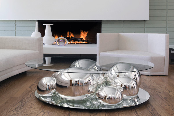 Mirrored Furniture Design - Contemporary Mirror Glass Tables and