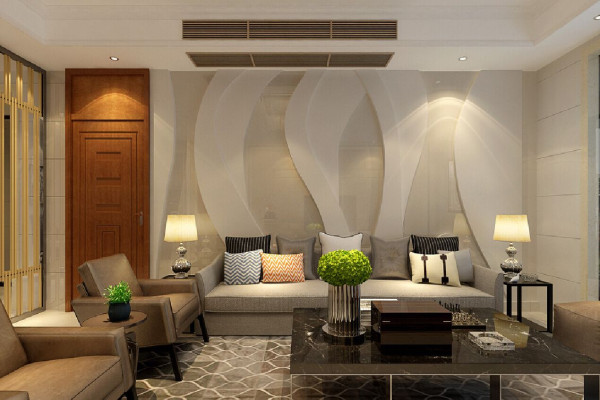 Modern Living Room Wall Design