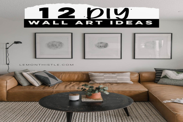 Modern Wall Art DIYs - Lemon Thistle