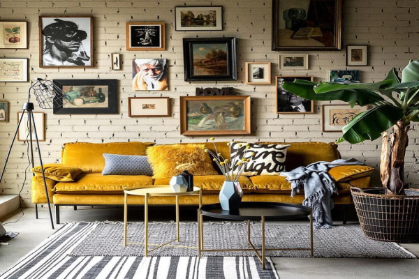 Mustard Yellow Home Decor Inspiration Huis interieur, Interieur