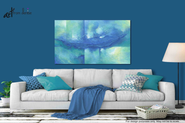 Teal Wall Art For Living Room