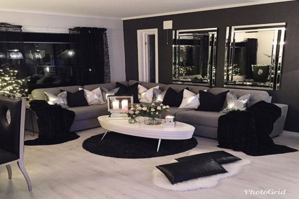 Black And Silver Living Room Ideas