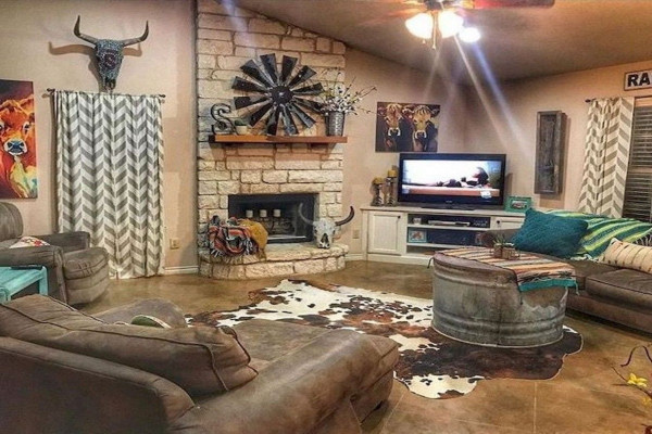 Western Living Room Decor