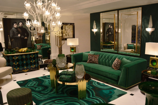 Emerald Green And Gold Living Room Ideas