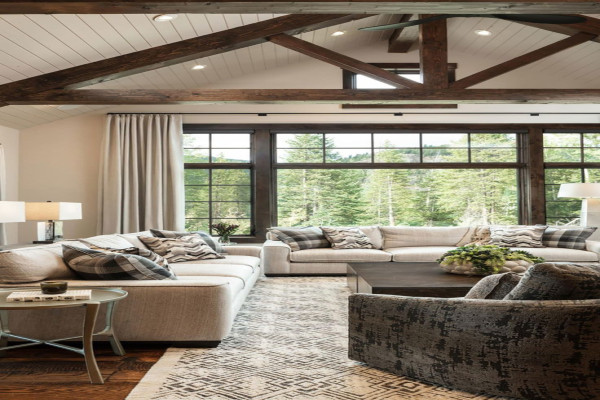 Rustic Modern Living Room