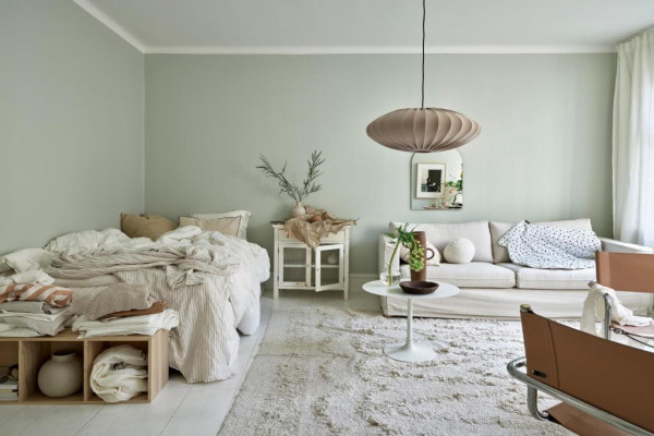 sage green living room ideas for a subtle, fresh look - COCO