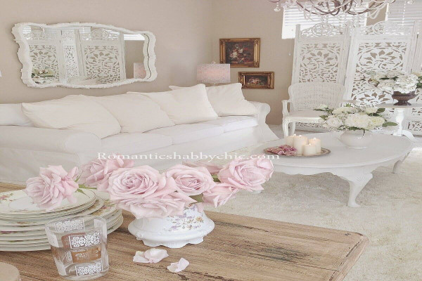 Shabby Chic Living Room Decor Ideas for a Comfy and Gorgeous