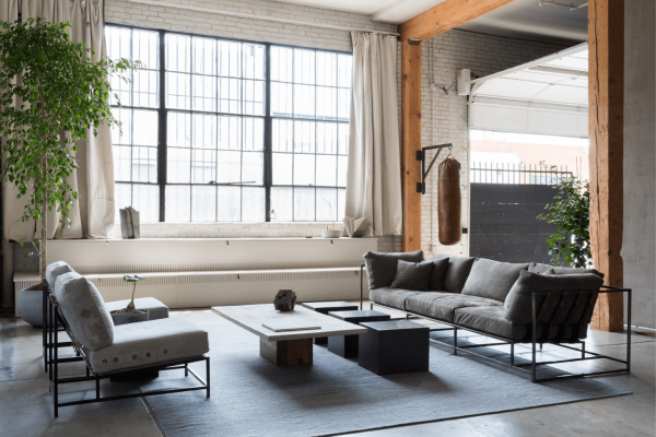 Modern Industrial Living Room