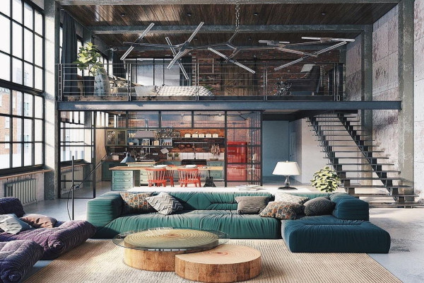 Loft Living Room Ideas