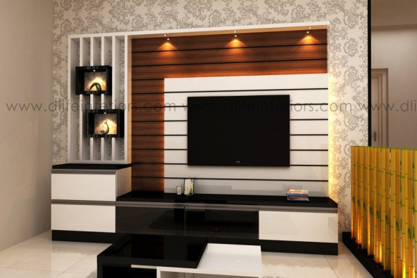 Lcd Unit Design For Living Room