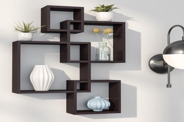 Wall Shelves Design For Living Room